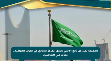 المملكة تعبر عن بالغ الأسى لحريق المركز التجاري في الكوت العراقية.. تعرف على التفاصيل